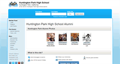 Desktop Screenshot of huntingtonparkhighschool.org