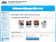 Tablet Screenshot of huntingtonparkhighschool.org